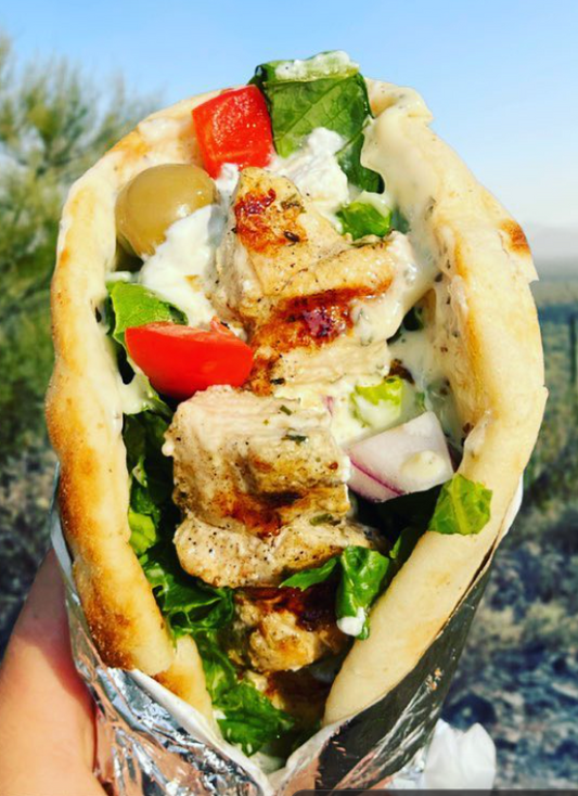 The Greeks of Peaks - Chicken Souvlaki Skewers