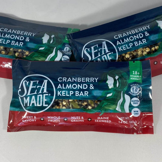 Seamade - Cranberry & Kelp Energy Bars